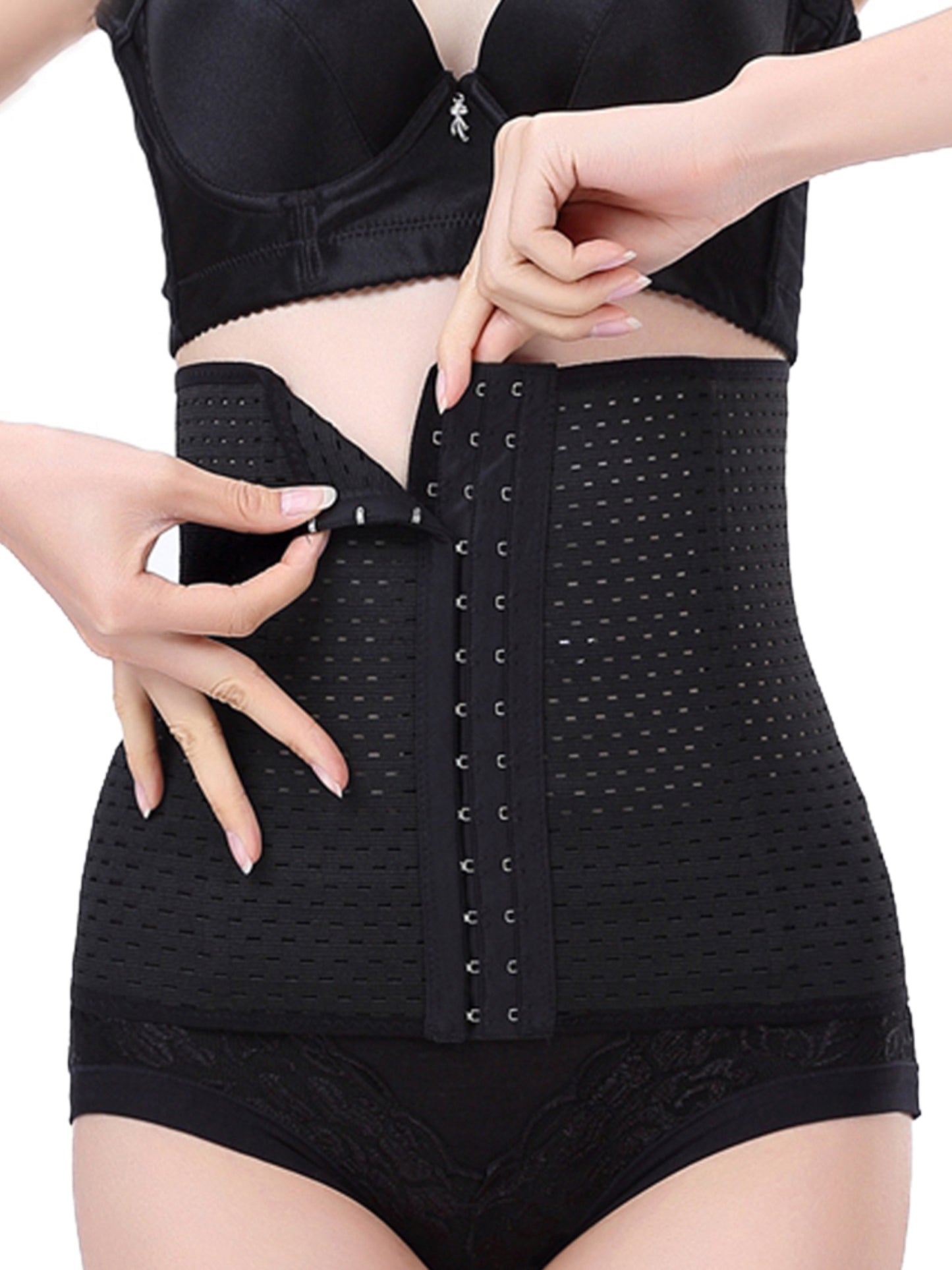 Bloom & Rise Ultra-Firm Waist Trainer Shapewear – Plus Size Fat Burner Corset for Fitness & Weight Loss