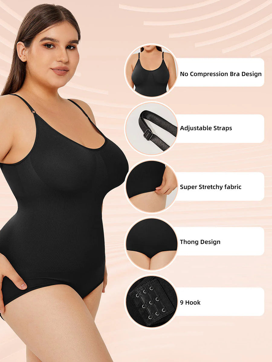 Bloom & Rise Full Bust Body Shapewear for Women with Tummy Control - Fast Shipping Available