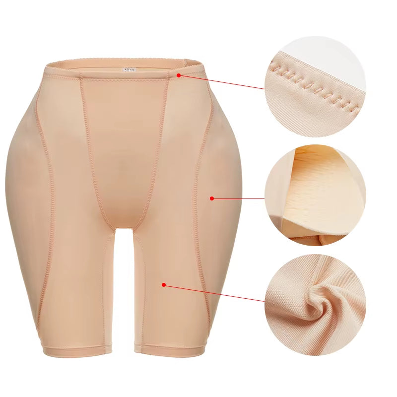 Women Buttock Sheath Fake Butt Lifter Shapewear Padding Panties Panty Shorts Thigh Trimmer Shape Wear False Hip Pads Enhancer